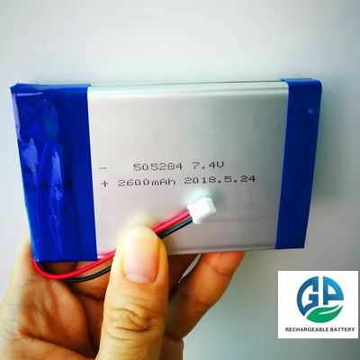 acheter Batterie polymère au lithium de haute capacité 7,4 V 505284 2S1P 2600mah rechargeable online manufacture