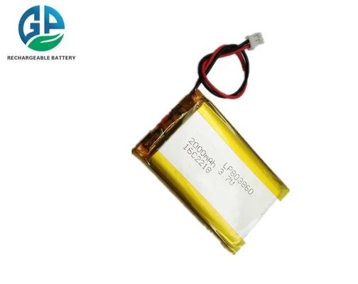 acheter Batterie au lithium rechargeable de haute capacité 803860 /083860 2000mah 3.7V Batterie au lithium polymère 500 fois online manufacture