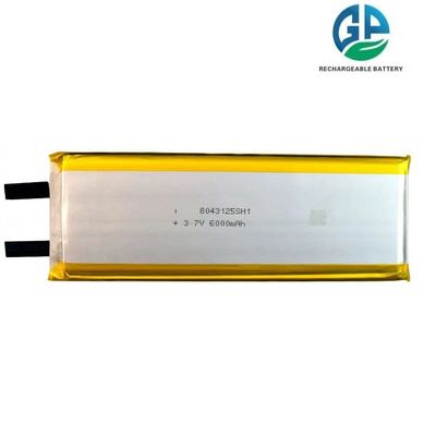 acheter Batterie polymère au lithium de haute capacité 3,7 V 22,2 wh 6000 mah 8043125 Batterie Lipo à haute énergie rechargeable dense online manufacture