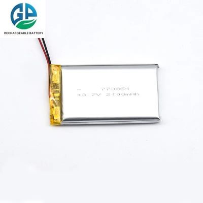 acheter Batteries Li-polymère haute capacité 3,7V 773864 3,7V Lipo Cell 2100mAh Li-ion Polymère rechargeable pour appareil mobile online manufacture
