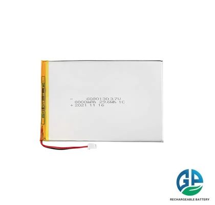 acheter Batterie Lipo rechargeable au lithium-ion polymère 6080130 8000mAh 3.7V Batterie Li-polymère rechargeable online manufacture