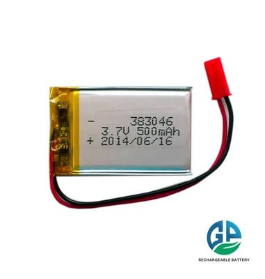 acheter 3.7v 500mah batterie au lithium polymère 383046 Li polymère KC Lipo rechargeable online manufacture
