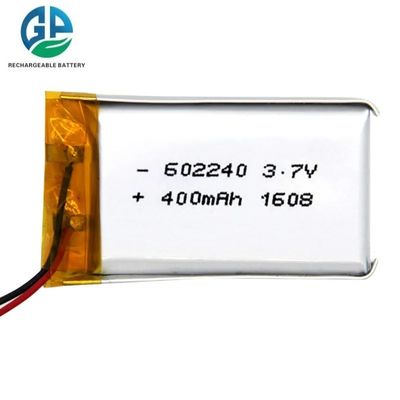 acheter KC 400mah 3.7v Li-polymère batterie Banque d'alimentation 3.7V Lithium-polymère batterie 602240 400MAH Lipo batterie online manufacture