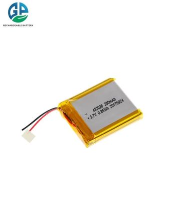 acheter Lipo 3,7 V 230mah 432026 batterie rechargeable au lithium polymère UL1642 CEI62133 online manufacture
