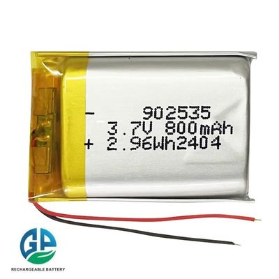acheter Batterie rechargeable au lithium polymère 902535 Batterie au lithium 800mAh 3.7V Lipo online manufacture