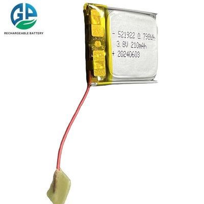 acheter Li Polymer KC Batterie Lipo rechargeable 3.8v 210mAh 521922 Batterie Lipo rechargeable Batterie Pouch Cell Capacité réelle Pour Bluetooth online manufacture