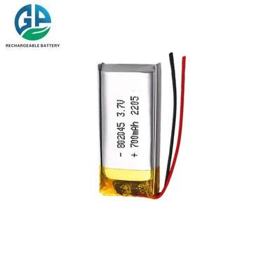 acheter 700 mAh 10c Vitesse de décharge élevée 802045 Batterie polymère au lithium 3.7V 700 mAh online manufacture