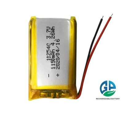 acheter Batterie au lithium polymère haute puissance 102540 de haute qualité Mini rechargeable Lipo Batterie Certification approuvée 3.7v 1150mAh online manufacture