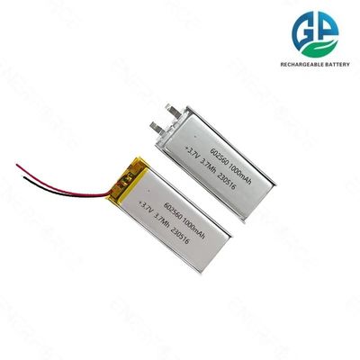 acheter Batterie rechargeable KC CE 3.7v 1000mah Lipo Batterie au lithium polymère 602560 1000mah Batterie au lithium polymère online manufacture
