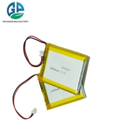 acheter Batterie polymère au lithium-ion écologique de haute qualité Batterie Lipo rechargeable de haute qualité 654860 655060 3,7v 2000mAh online manufacture