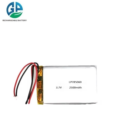 acheter KC Rechargeable 3.7v batterie au lithium polymère Li Ion Lipo batterie à 2500mah Lipo batterie à 3.7v 2500mah 785060 3.7v 2600mah 3000mah batterie au lithium polymère rechargeable online manufacture