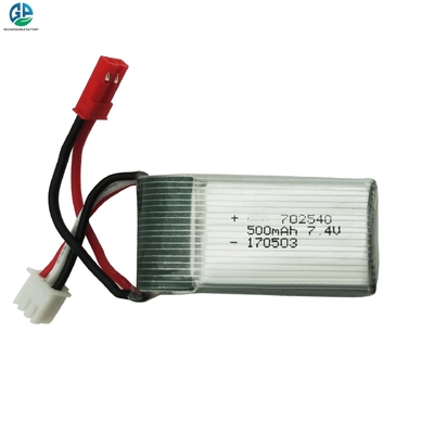 acheter Approuvé par le KC Lipo Batterie 702540 7.4V 25C Rechargeable 500mah Lipo Batterie Pack Polymère au lithium 7.4V Rechargeable LP702540 online manufacture
