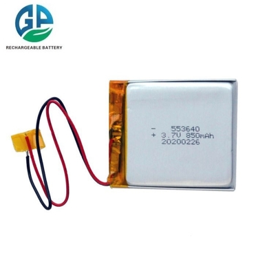 acheter Batterie lithium-ion polymère haute capacité 3,7 V 850 mAh 553640 Batterie Lipo rechargeable 850 mAh Batterie polymère lithium-ion en sachet pour RC online manufacture