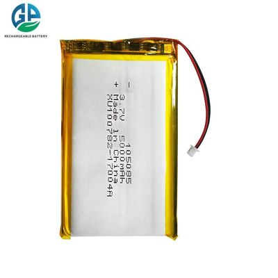 acheter High Capacity 3.7v 18.5wh Custom Lithium Polymer Battery Rechargeable Lithium Polymer Battery 105085 3.7V 5000mah online manufacture