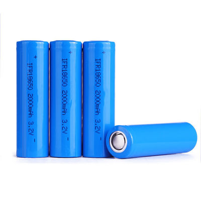 acheter Cellule de batterie LFP 18650 certifiée UN38.3 3,2 V 2000 mAh avec une durée de vie de 2000 cycles pour les outils solaires et électriques fabrication en ligne
