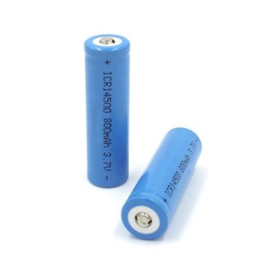 acheter 750mAh 3,7 V 14500 Li Ion Rechargeable Lithium Battery Cells pour la lumière solaire de pelouse online manufacture