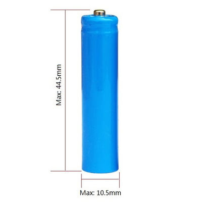 acheter 320mAh 3.7V AAA Taille 10440 Batterie rechargeable au lithium-ion pour brosse à dents fabrication en ligne