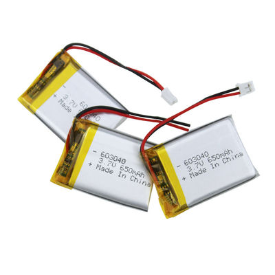 acheter RoHS 603040 3,7 batterie au lithium médicale de batterie de volt 650mah online manufacture
