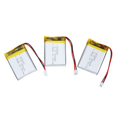 acheter La batterie de polymère de lithium d'IEC62133 UN38.3 emballent 603040 3,7 volts 650mAh online manufacture