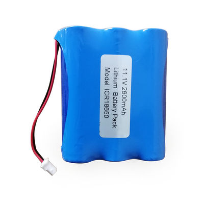 acheter UN38.3 Certifié 11.1V 2600mAh 18650 Pack de batterie au lithium ICR18650 pour équipement médical et terminaux POS online manufacture