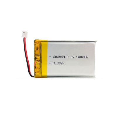 acheter Batterie à décharge élevée 603048 Rechargeable 3,7 V 900mah Lipo Lithium Polymer Battery Pack RoHS online manufacture