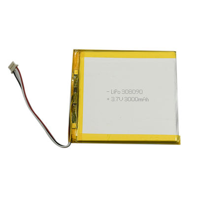 acheter paquet de batterie rechargeable de la batterie 308090 de bourdon de 3000mah 3,7 V Lipo online manufacture