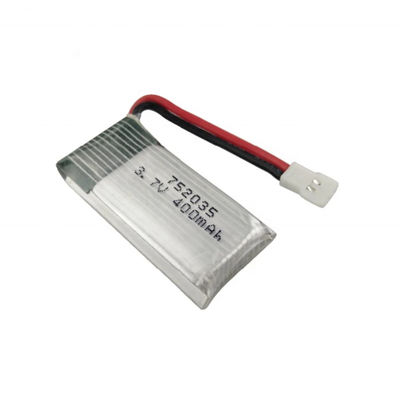 acheter Paquet élevé de batterie de bourdon du taux 752035 3.7V 400mAh de décharge online manufacture