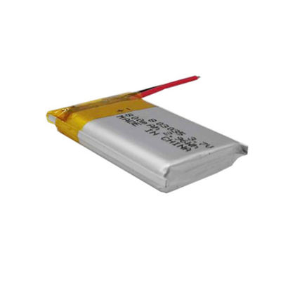 IEC62133 Certifié 3.7V 800mAh 803035 Lithium Polymer Battery Pack avec une durée de vie de 500 fois