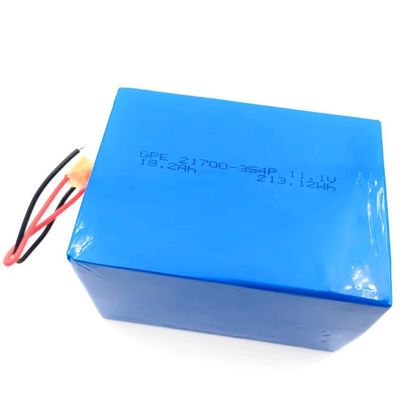 12V 19.2Ah 21700 3S4P batterie au lithium-ion avec 500 cycles de vie pour vélos électriques et outils électriques