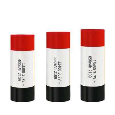 3.7V 400mAh 500mAh batterie lithium-ion rechargeable pour les applications de cigarette électronique