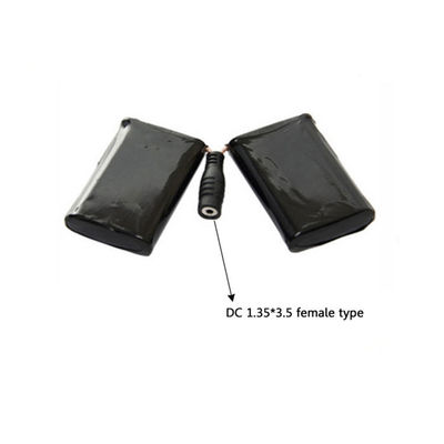 7.4V 1800mAh batterie au lithium polymère avec 500 fois la durée de vie du cycle et batterie LiPo rechargeable