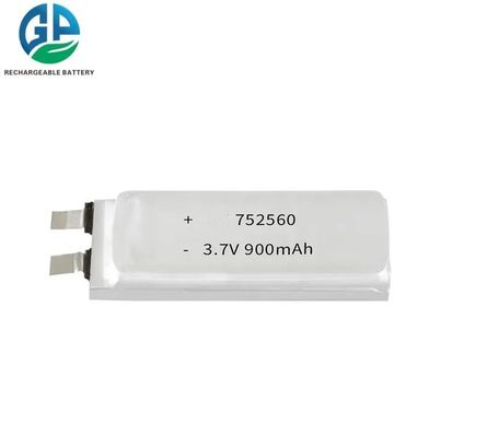 3.7V 900mAh batterie au lithium polymère avec longue durée de vie et double protection IC