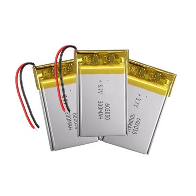 300mAh 3,7V batterie Li-polymère avec protection contre le court-circuit