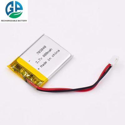 Pack de batterie au lithium polymère 3,7 V 800 mAh avec batterie LiPo rechargeable à durée de vie de 500 fois