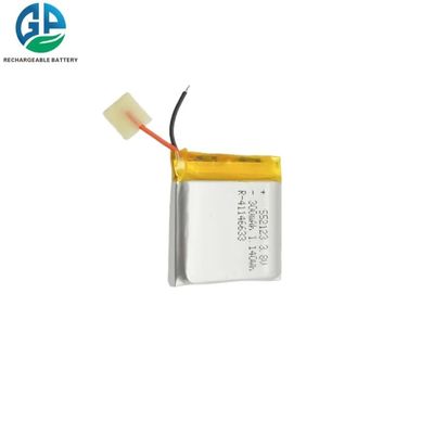 552123 Batterie lithium-polymère 3,7 V 300 mAh avec 500 cycles de vie pour jouets et électronique