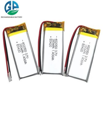 Batterie Lithium Polymère KC Approuvée 3.7V 380mAh 402050