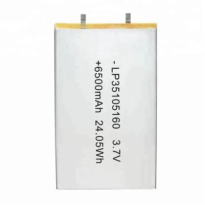 Batterie rechargeable lithium-polymère 6500 mAh 3,7 V certifiée KC pour appareils de beauté