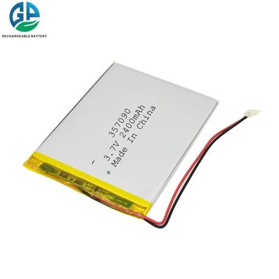 2400mAh 3.7V batterie au lithium polymère avec 500 fois la durée de vie pour les appareils de beauté