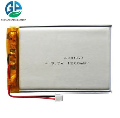 3.7V 1200mAh 404060 Taille Batterie Li-Po rechargeable au lithium polymère de grande capacité