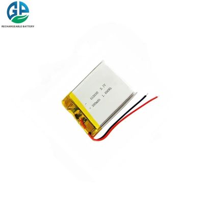 Batterie LiPo lithium-polymère certifiée UN38.3 3,7 V 380 mAh pour produits numériques