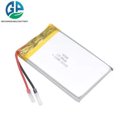 KC approuve une batterie rechargeable au lithium polymère de 3,7 V 600 mAh avec PCB