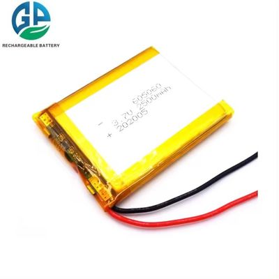 Batterie lithium polymère rechargeable KC 3,7 V 2500 mAh, pack de batteries Lipo 605060, approuvée IEC62133