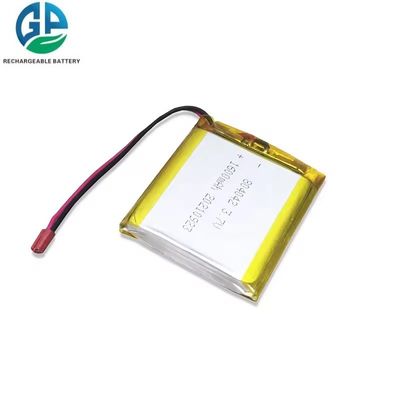 KC IEC62133 Approuvé 3.7V 1600mAh Batterie rechargeable au lithium polymère Lipo