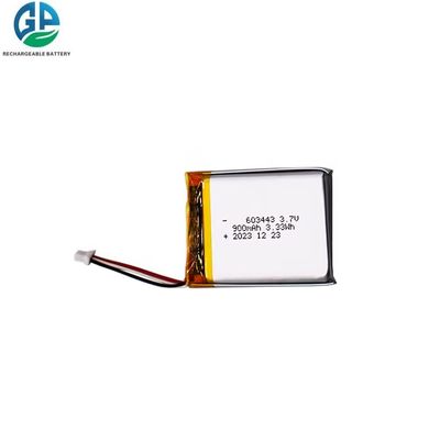 Lipo 603443 à longue durée de vie Batterie 3,7v 900mAh Batterie rechargeable au lithium polymère Pour les produits Ipod Classic