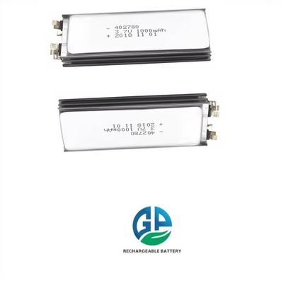 Certification KC 3.7v 1000mAh 402780 Petite batterie au lithium polymère de haute qualité batterie rechargeable au lithium polymère