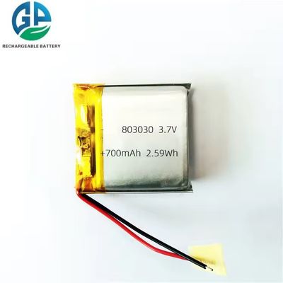 Batterie polymère KC Li de haute qualité en gros 803030 700mAh 800mAh 900mAh Lipo Lithium 3.7v Batterie rechargeable
