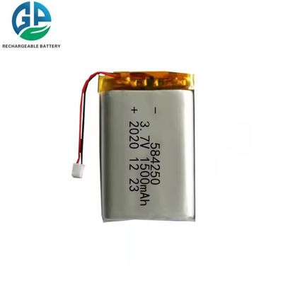 3.7V 1500mAh batterie au lithium polymère avec 500 fois la durée de vie du cycle de haute vitesse de décharge batterie Lipo