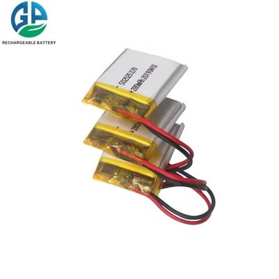 502525 Batterie Li-Polymère 3,7V 280mAh Personnalisée avec 500 Cycles de Vie