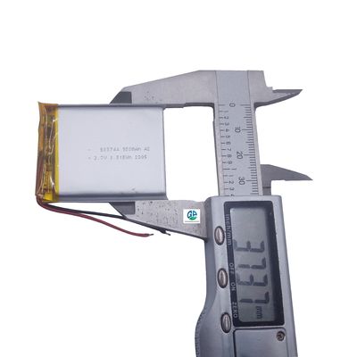 Batterie polymère au lithium de haute capacité 950mAh 3,7V avec une durée de vie de 500 fois pour les appareils de beauté