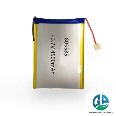 Batterie au lithium polymère de haute capacité 805585 3,7V 4500mAh